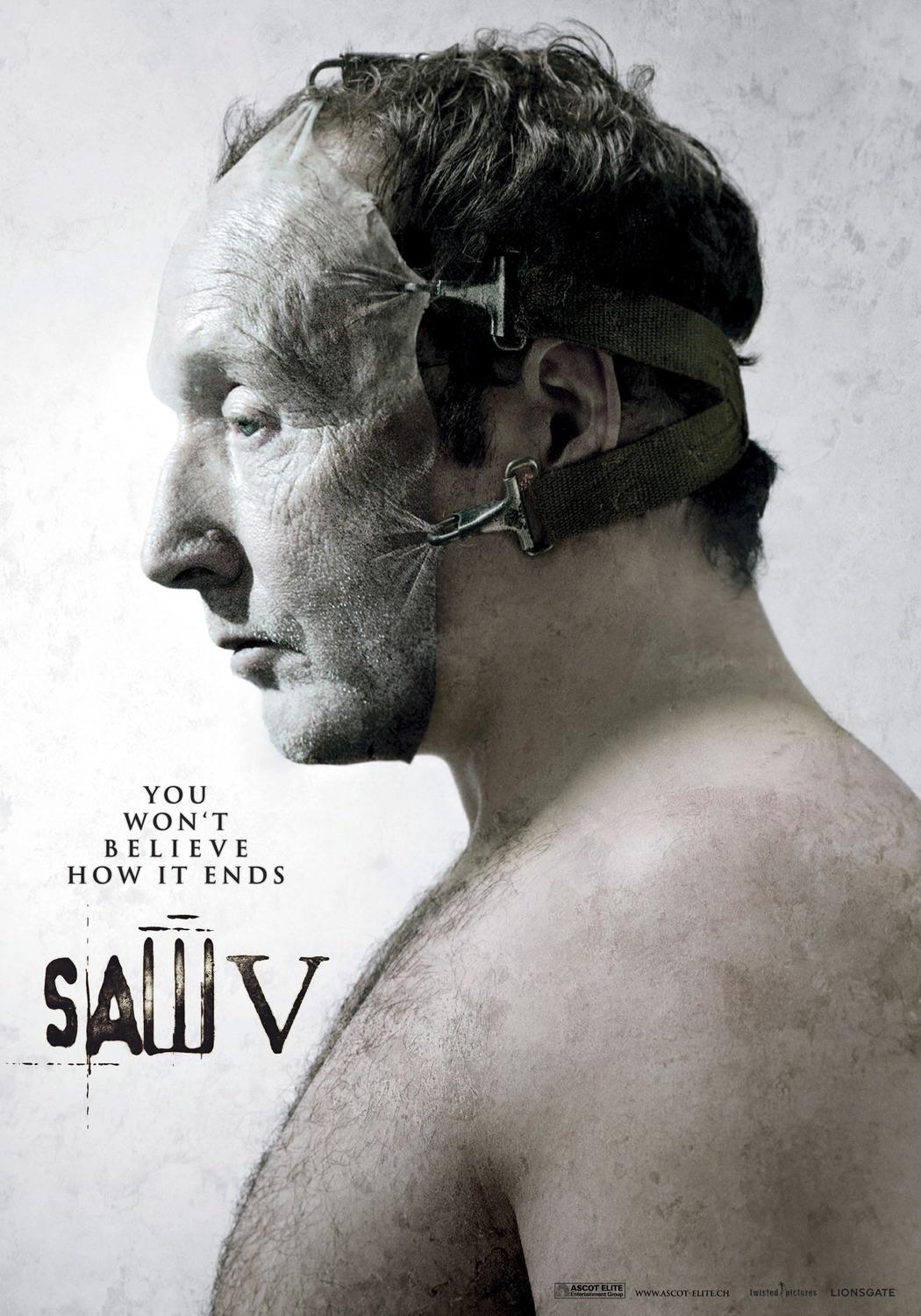 Saw V movie poster